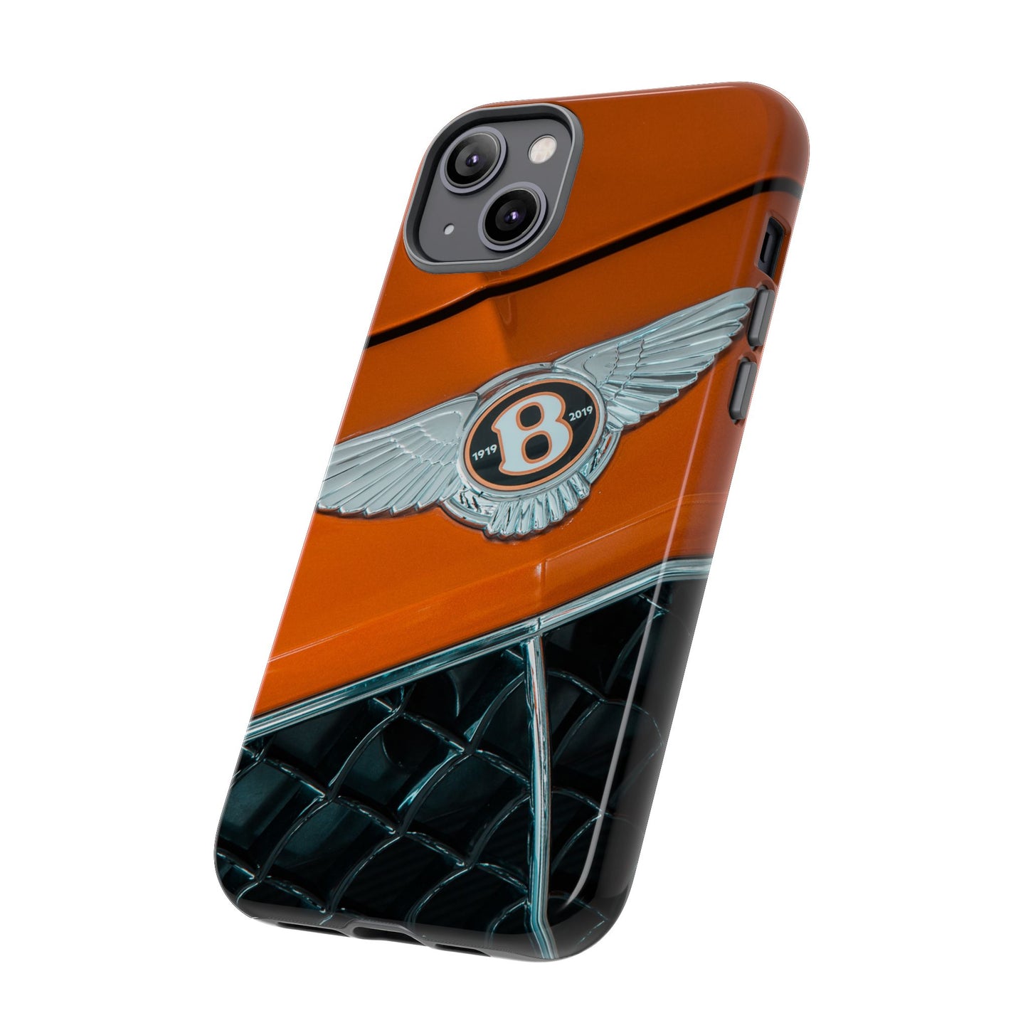 Phone Case iPhone 16/15/14 - Orange Luxury Car Tough Case