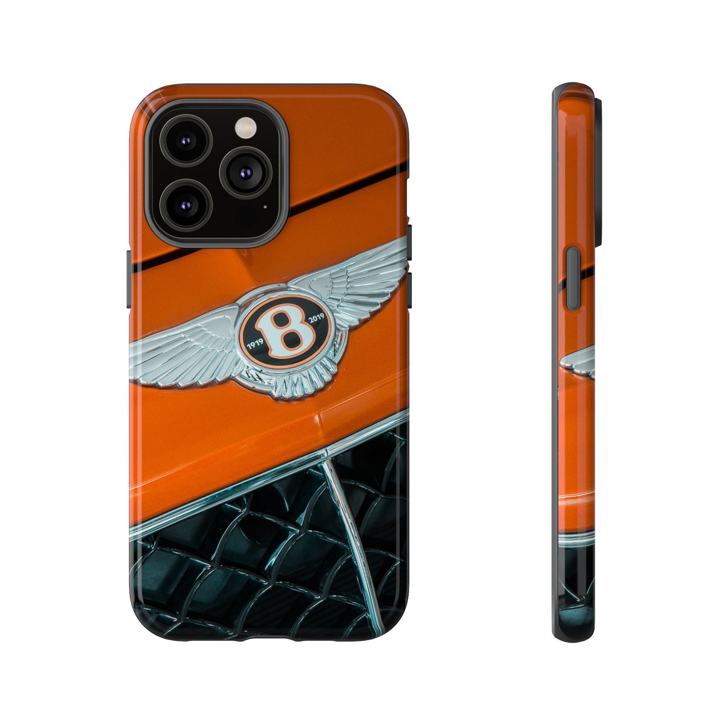 Phone Case iPhone 16/15/14 - Orange Luxury Car Tough Case