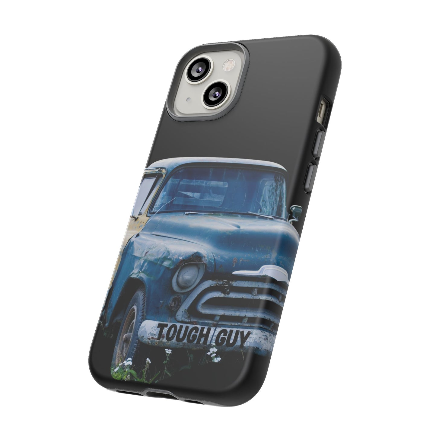 Phone Case iPhone 16/15/14 - Old Blue & Yellow Truck Tough Guy Tough Case