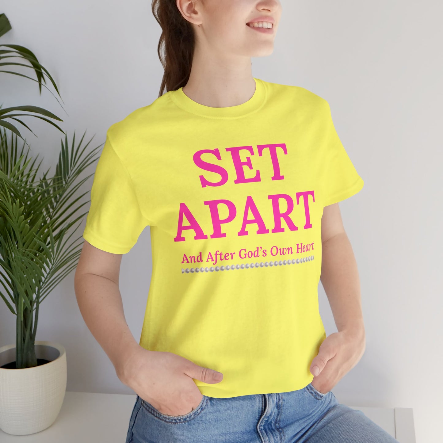 Set Apart Faith-Based Inspirational Tee for Women