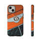 Phone Case iPhone 16/15/14 - Orange Luxury Car Tough Case
