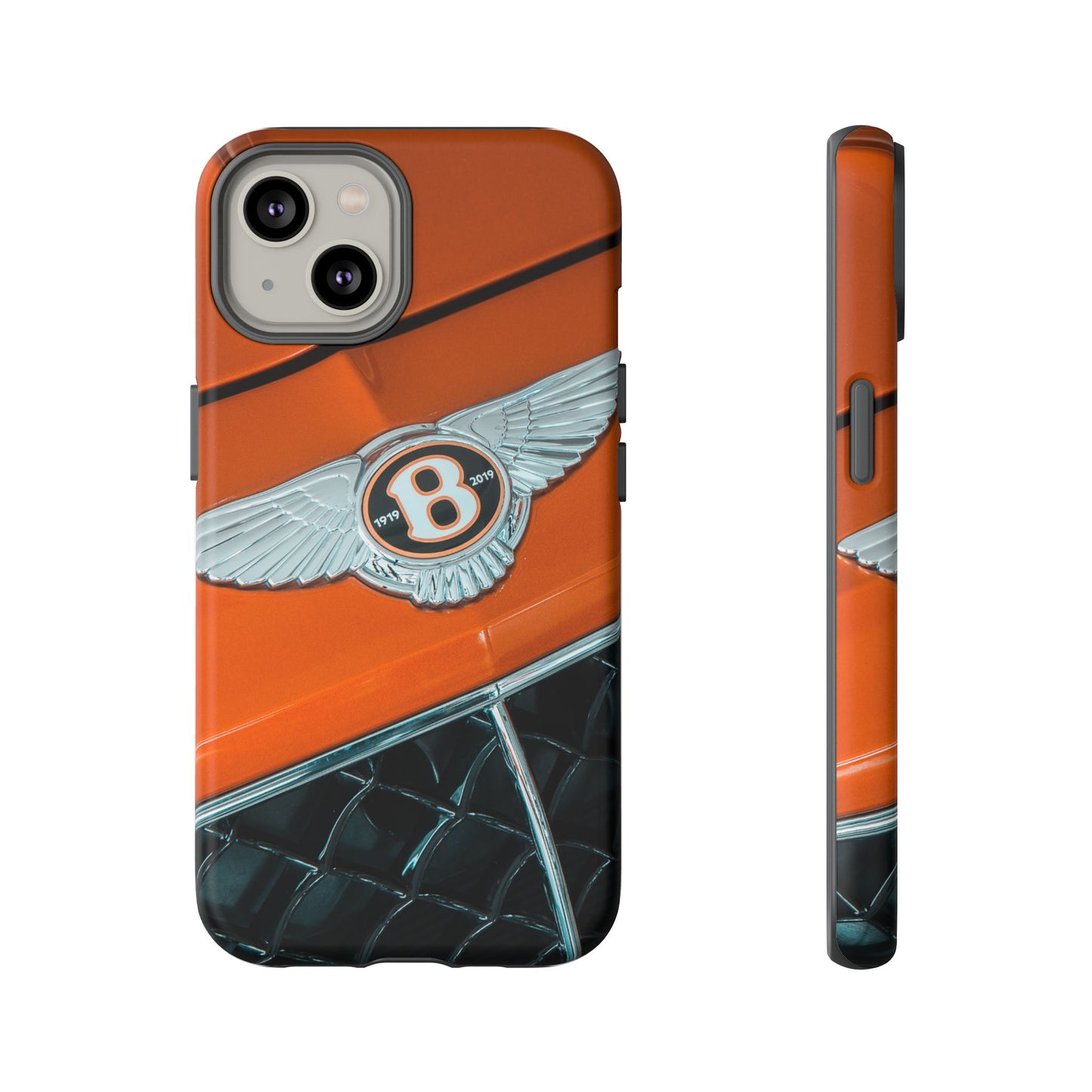 Phone Case iPhone 16/15/14 - Orange Luxury Car Tough Case