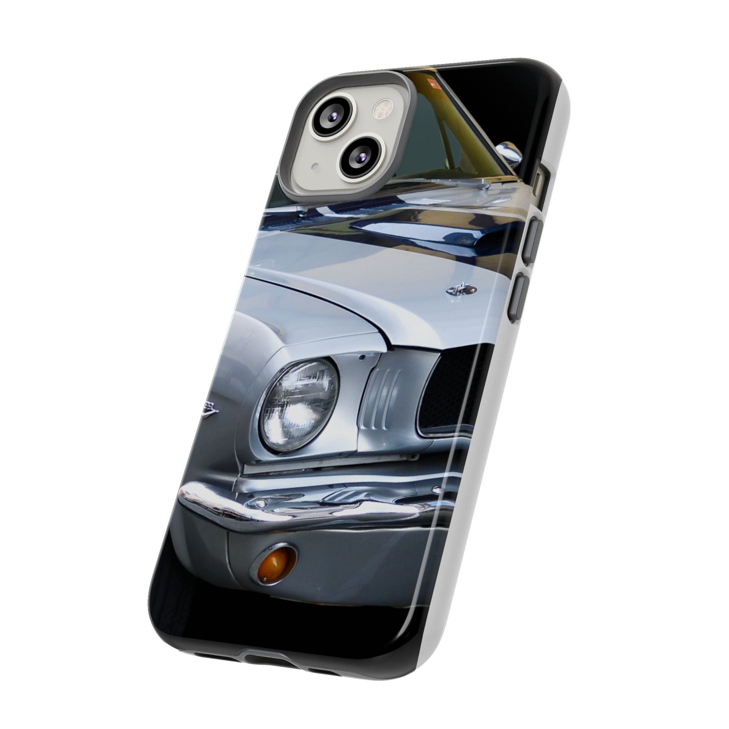 Phone Case iPhone 16/15/14 - Silver Car Tough Case