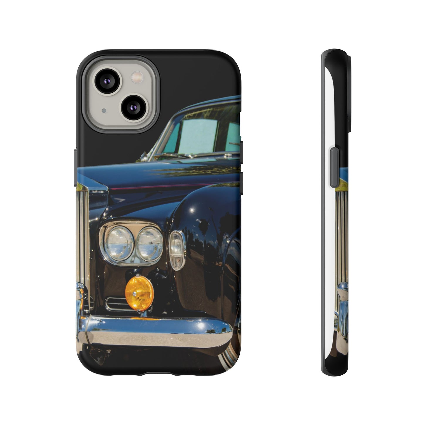 Phone Case iPhone 16/15/14 - Black Car Tough Case