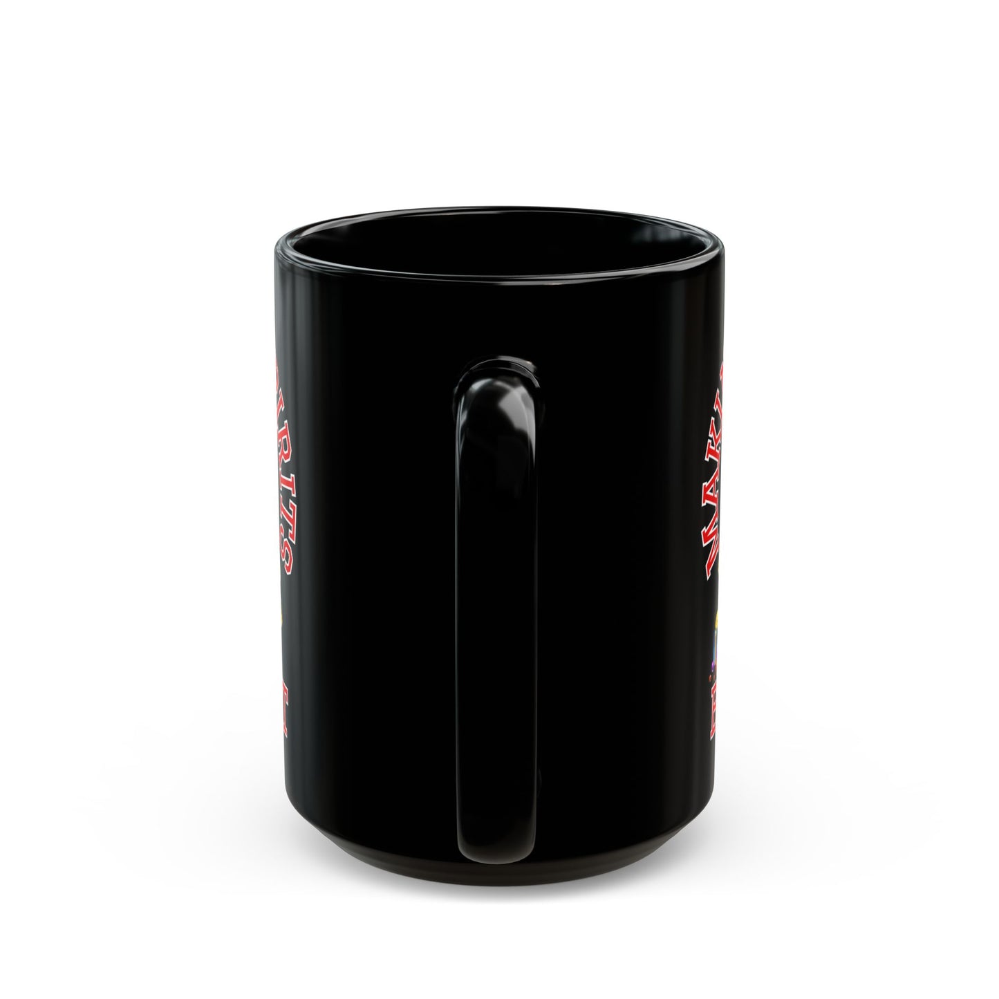 Making Spirits Bright - Black Mug, 15oz