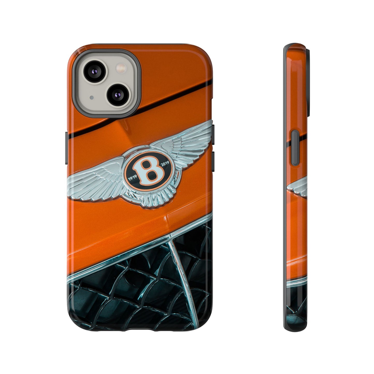 Phone Case iPhone 16/15/14 - Orange Luxury Car Tough Case