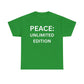 Peace Unlimited Edition Unisex Heavy Cotton Tee | Casual Wear, Gift for Friends, Peace Activism, Comfort, Everyday Style