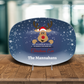 Rudolph “Search the Skies” Personalized Christmas Platter