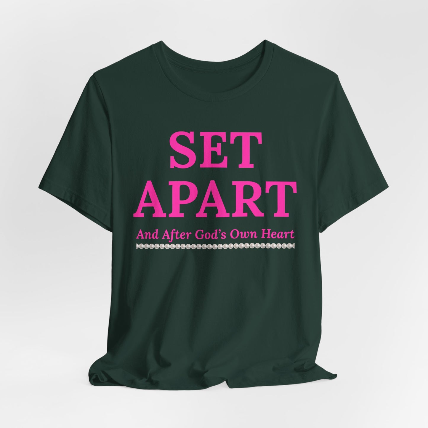 Set Apart Faith-Based Inspirational Tee for Women