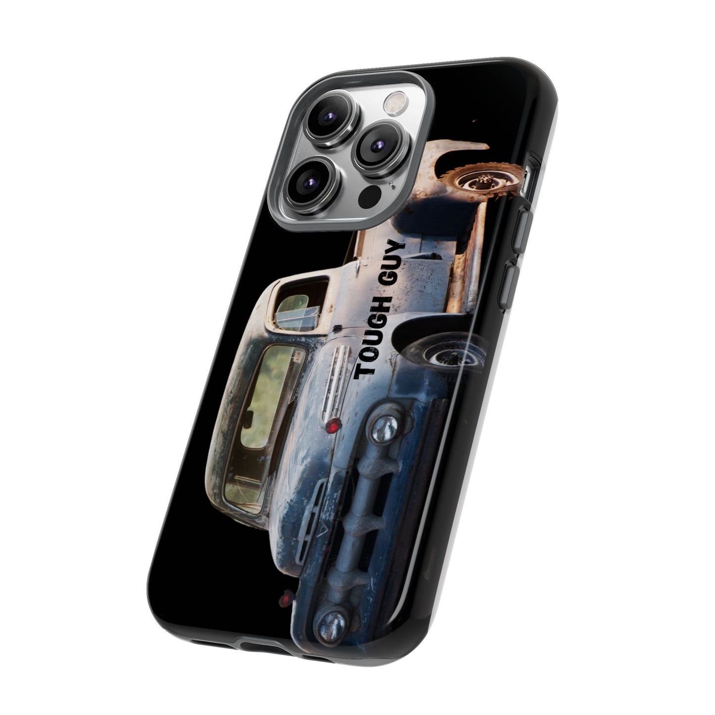 Phone Case iPhone 16/15/14 - Tough Guy Old Truck Blue Tough Case