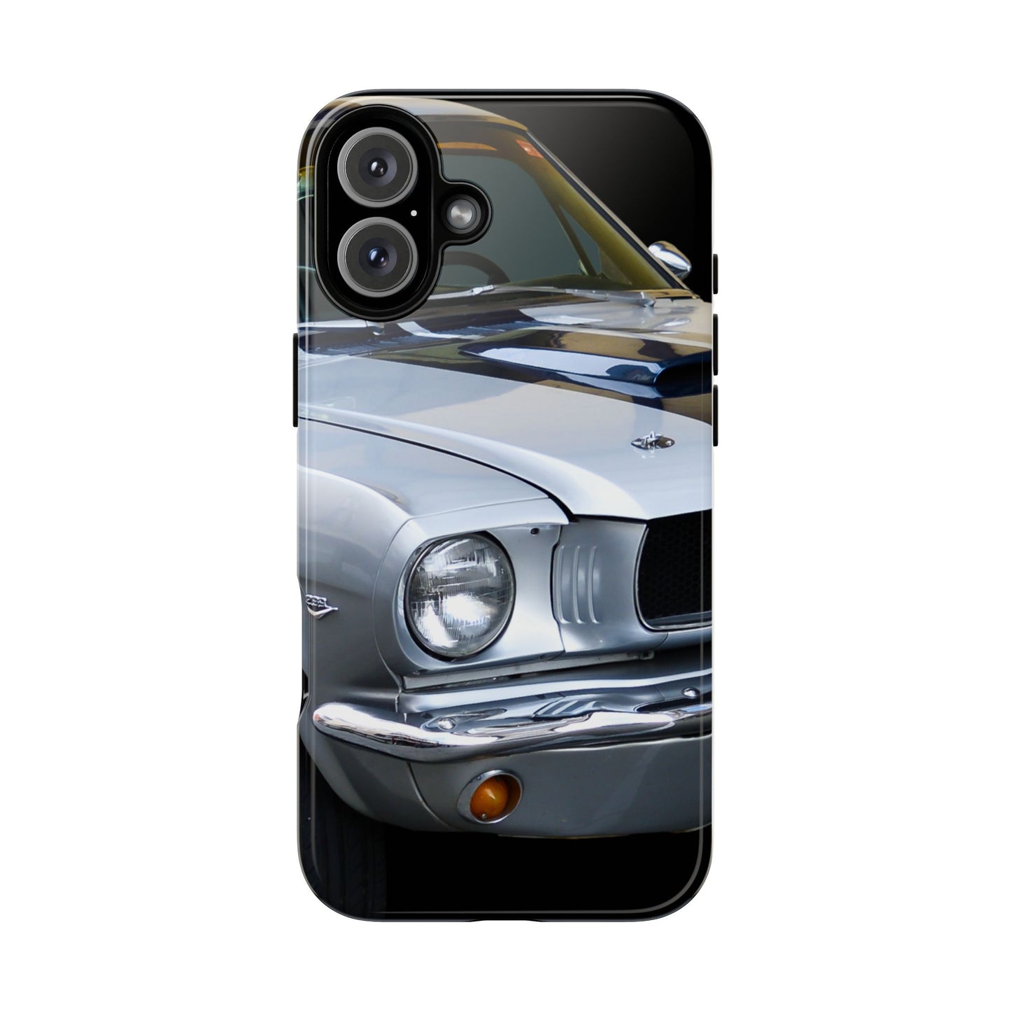 Phone Case iPhone 16/15/14 - Silver Car Tough Case