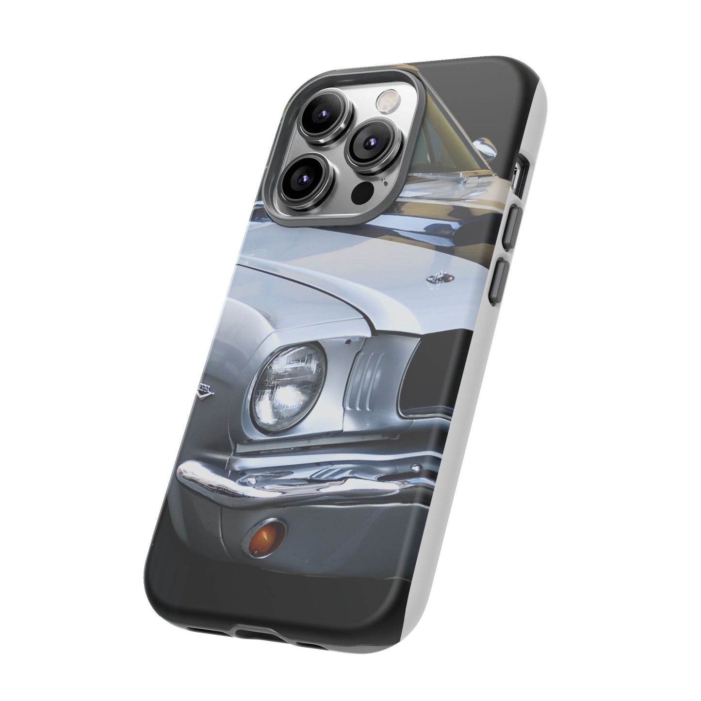 Phone Case iPhone 16/15/14 - Silver Car Tough Case