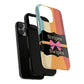Phone Case iPhone 16/15/14 - Wall/Floor Stripes & Swipes Tough Case