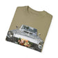 Men's T-Shirt Tough Guy Car with I Love My Wife Flowers Design