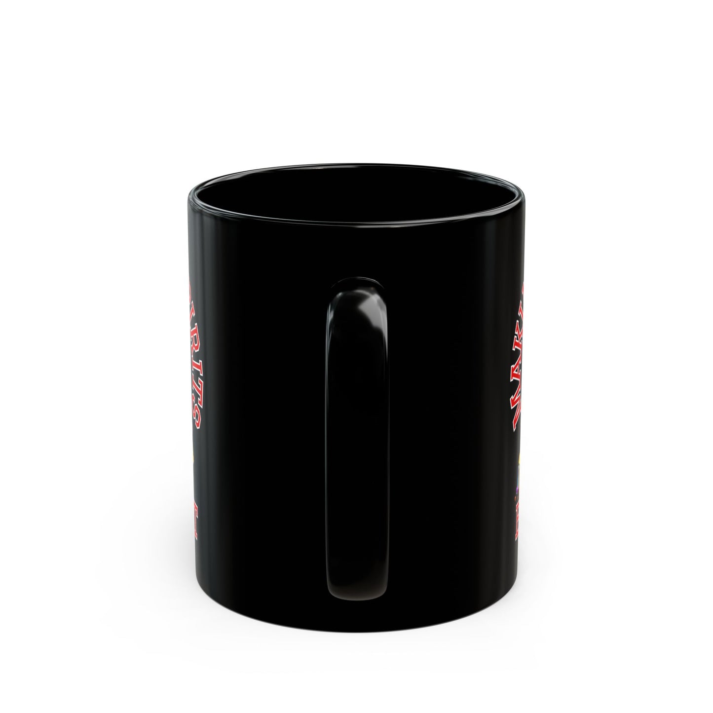 Making Spirits Bright - Black Mug 11oz