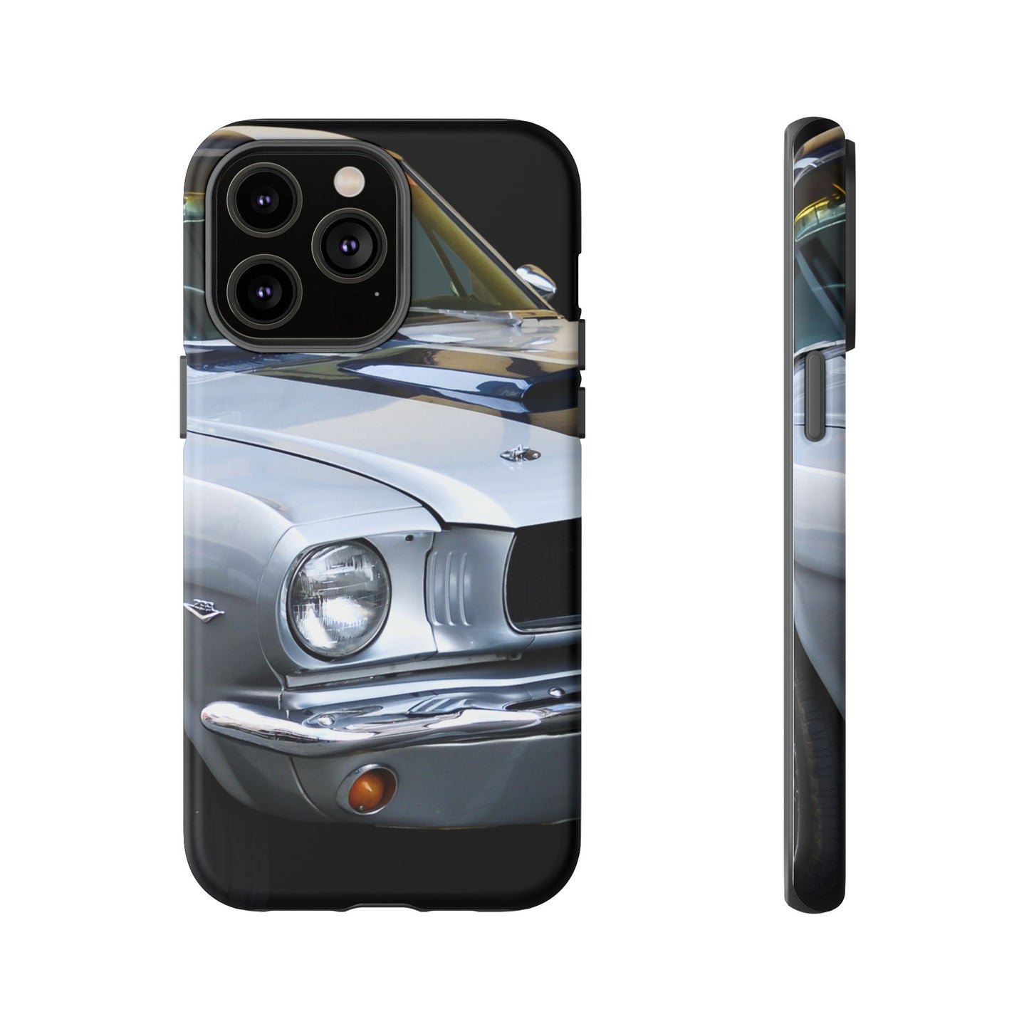 Phone Case iPhone 16/15/14 - Silver Car Tough Case