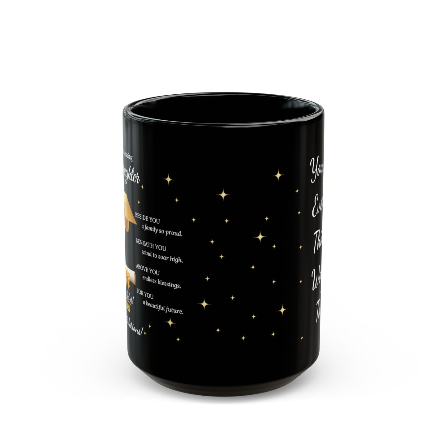 Graduation Gift for Daughter Mug – Class of 2026 Inspirational Keepsake Coffee Cup Ceramic 15oz