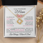 To Our Daughter(s) — Beautiful Love Knot Necklace & PERSONALIZED Heartwarming Message from Mom & Dad (Only, First-Born, Second, Third, Fourth, Fifth, or Twins)