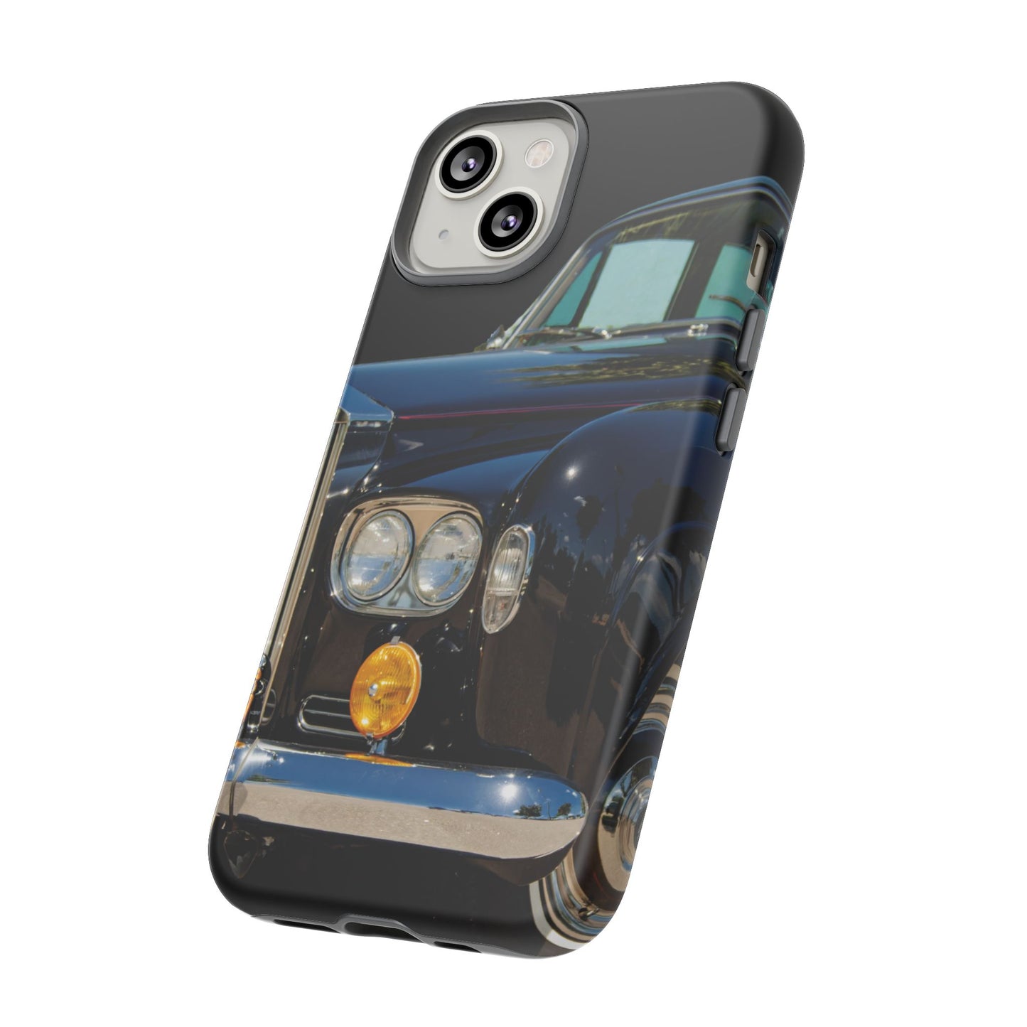 Phone Case iPhone 16/15/14 - Black Car Tough Case