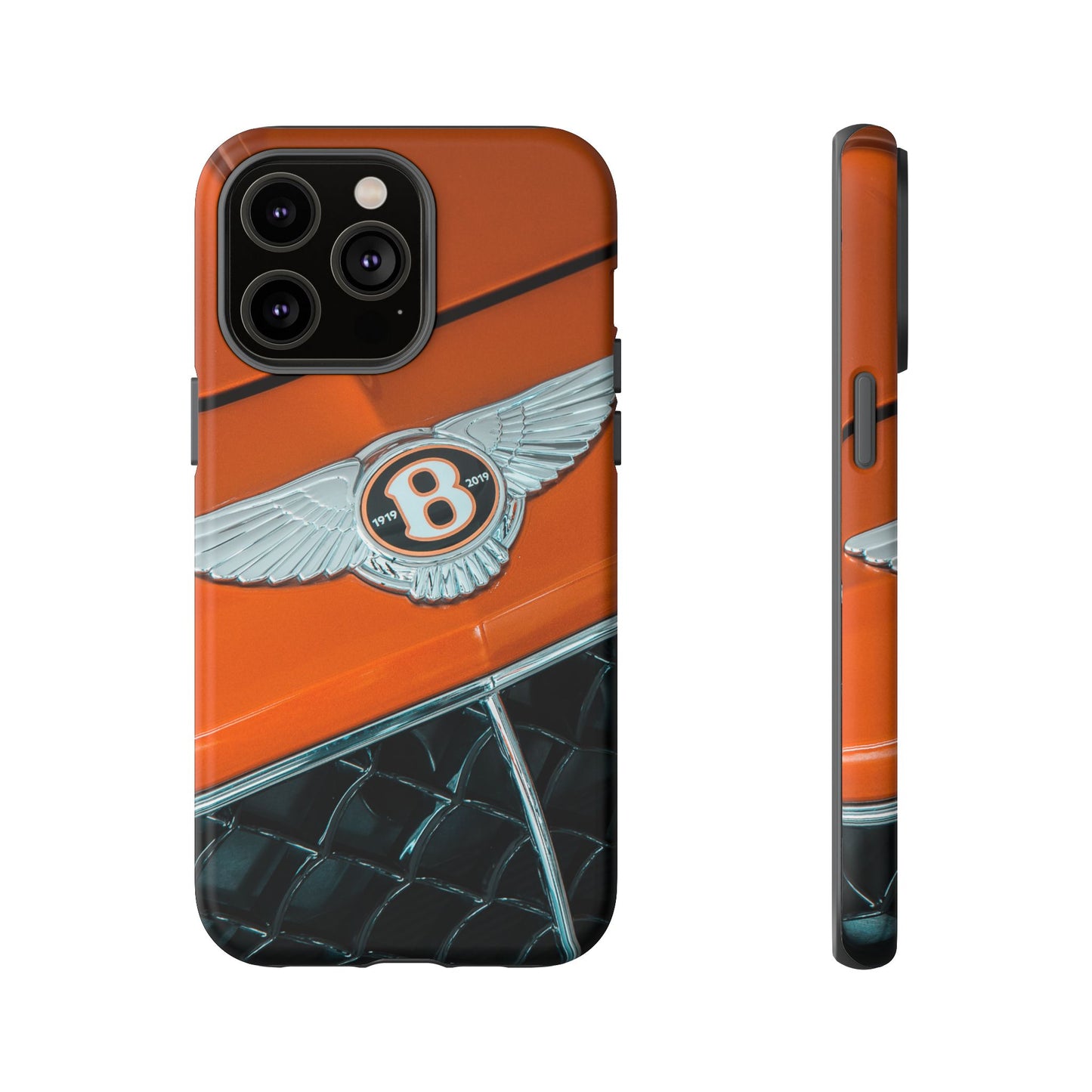 Phone Case iPhone 16/15/14 - Orange Luxury Car Tough Case