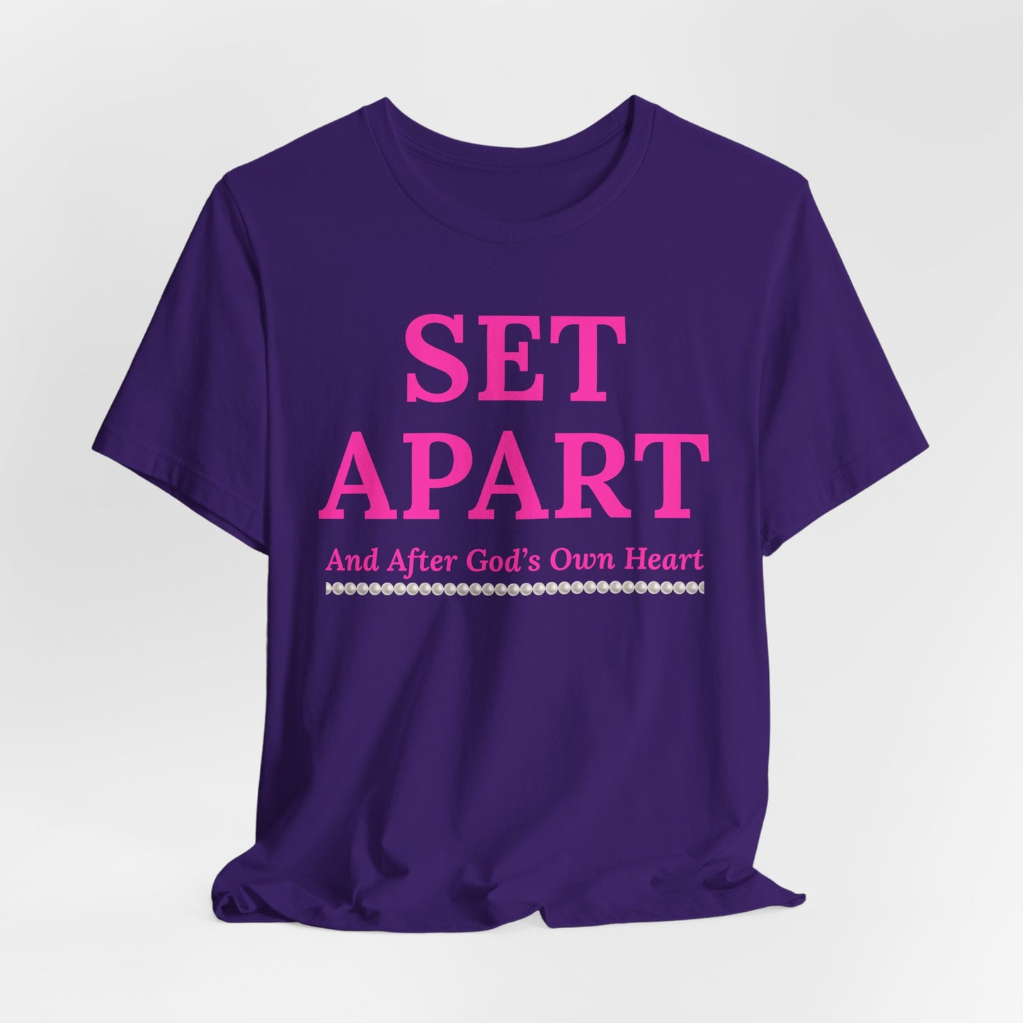 Set Apart Faith-Based Inspirational Tee for Women