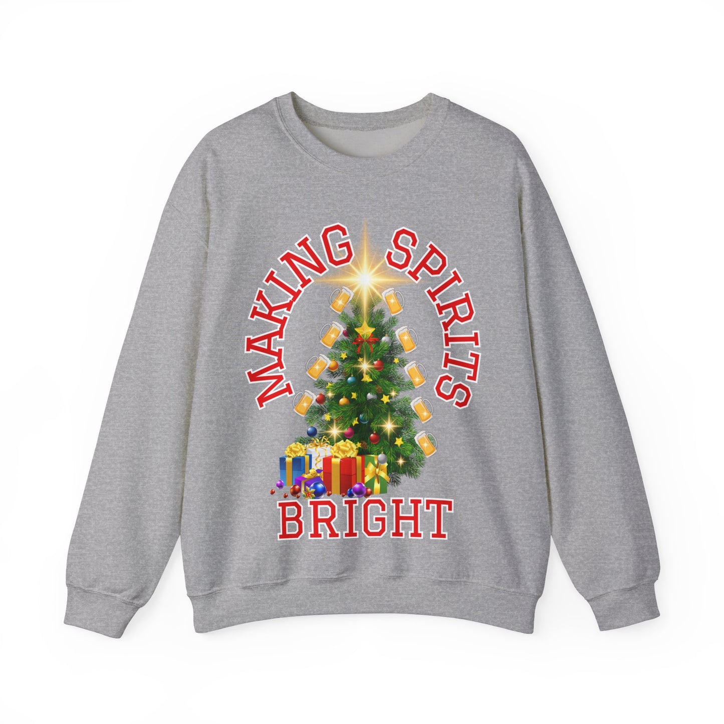 Making Spirits Bright - Unisex Heavy Blend™ Crewneck Sweatshirt