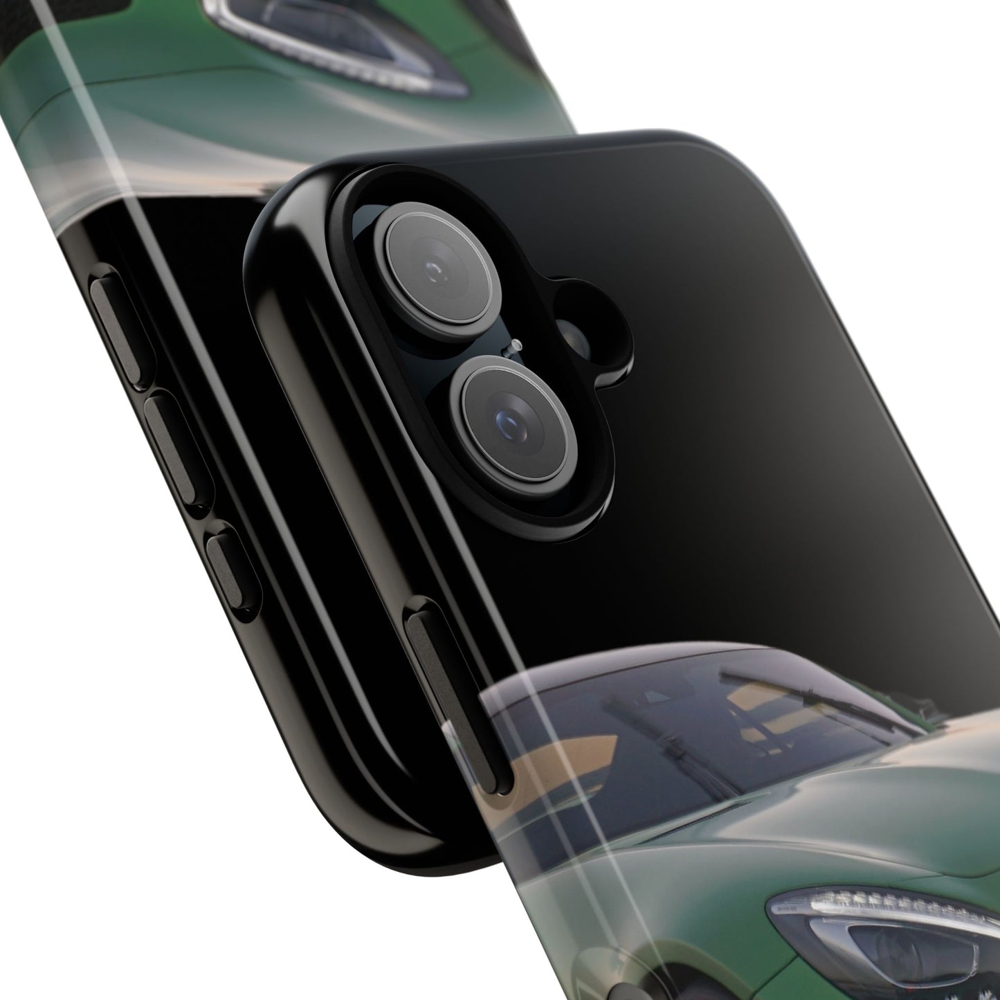 Phone Case iPhone 16/15/14 - Green Luxury Car Tough Case