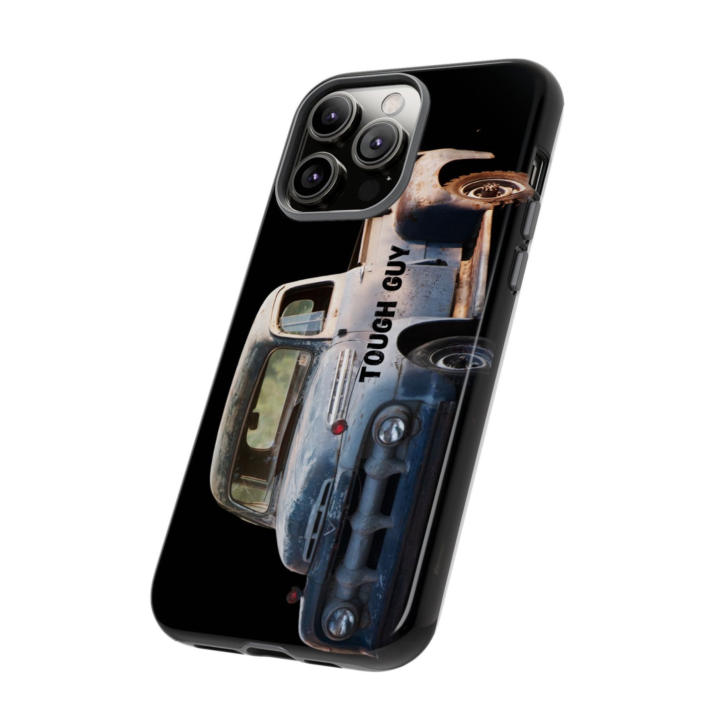 Phone Case iPhone 16/15/14 - Tough Guy Old Truck Blue Tough Case