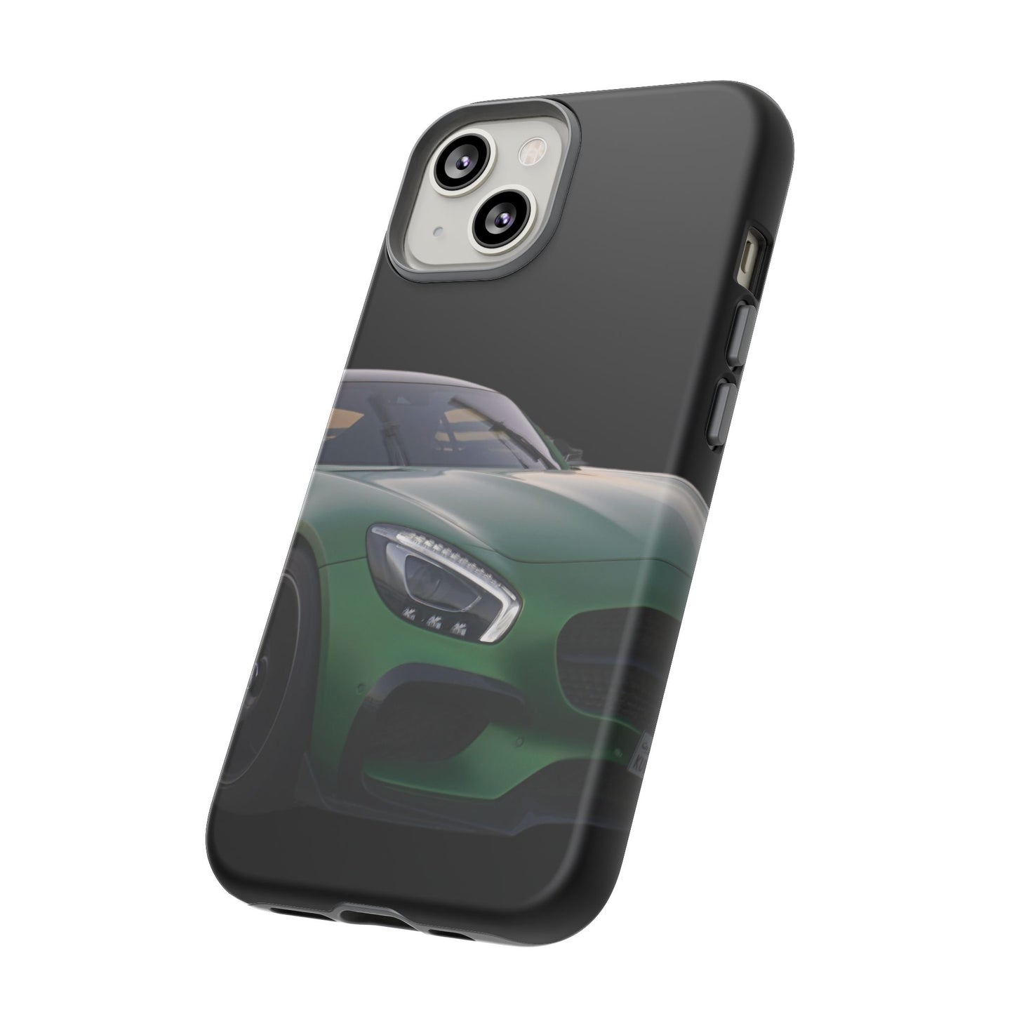 Phone Case iPhone 16/15/14 - Green Luxury Car Tough Case