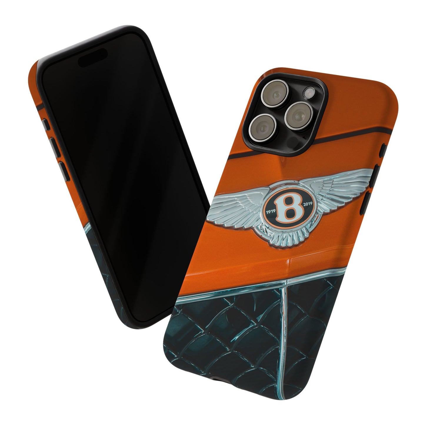 Phone Case iPhone 16/15/14 - Orange Luxury Car Tough Case