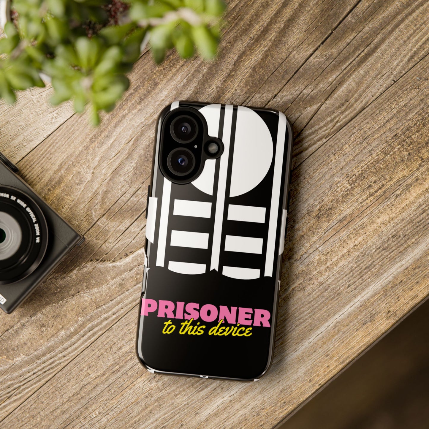 Phone Case iPhone 16/15/14 - Prisoner to this Device Tough Case