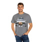 Men's T-Shirt Tough Guy Car with Flowers Design
