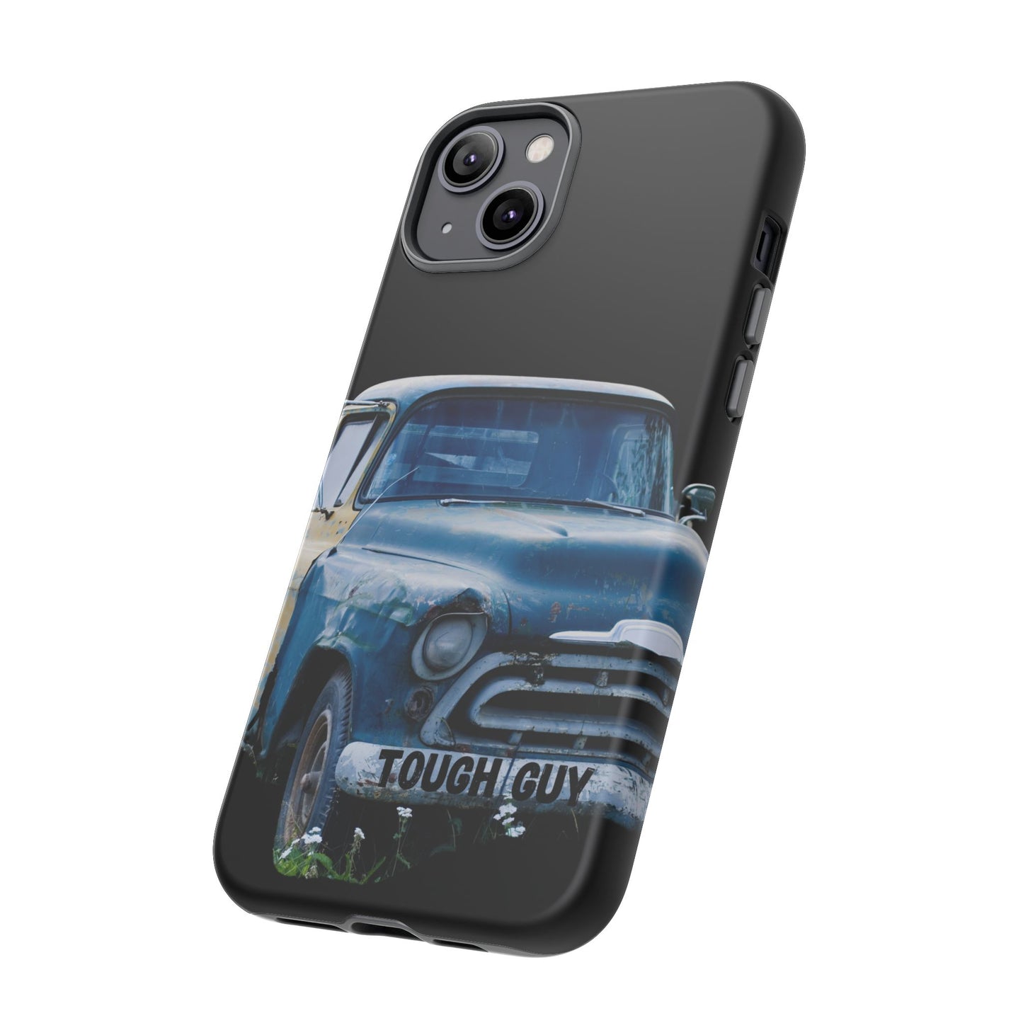 Phone Case iPhone 16/15/14 - Old Blue & Yellow Truck Tough Guy Tough Case