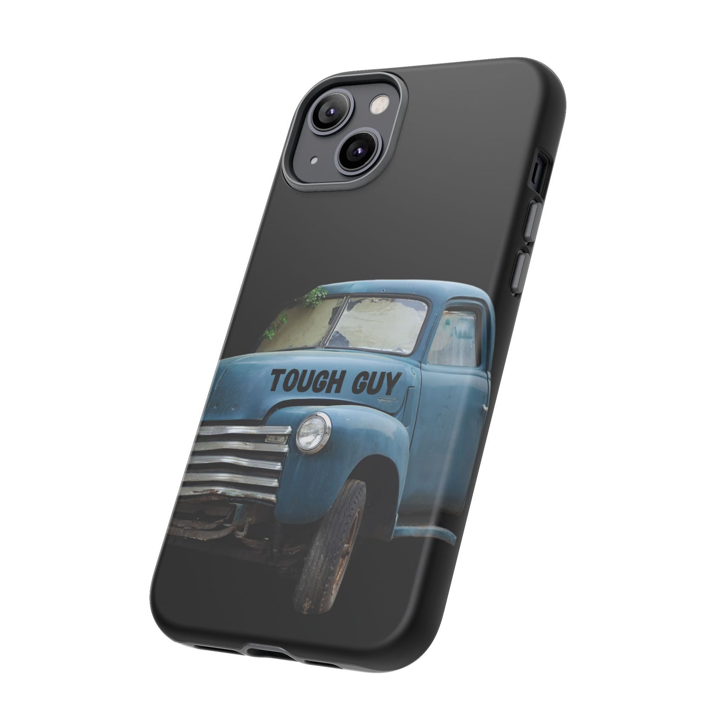 Phone Case iPhone 16/15/14 - Old Blue Truck Tough Guy Tough Case