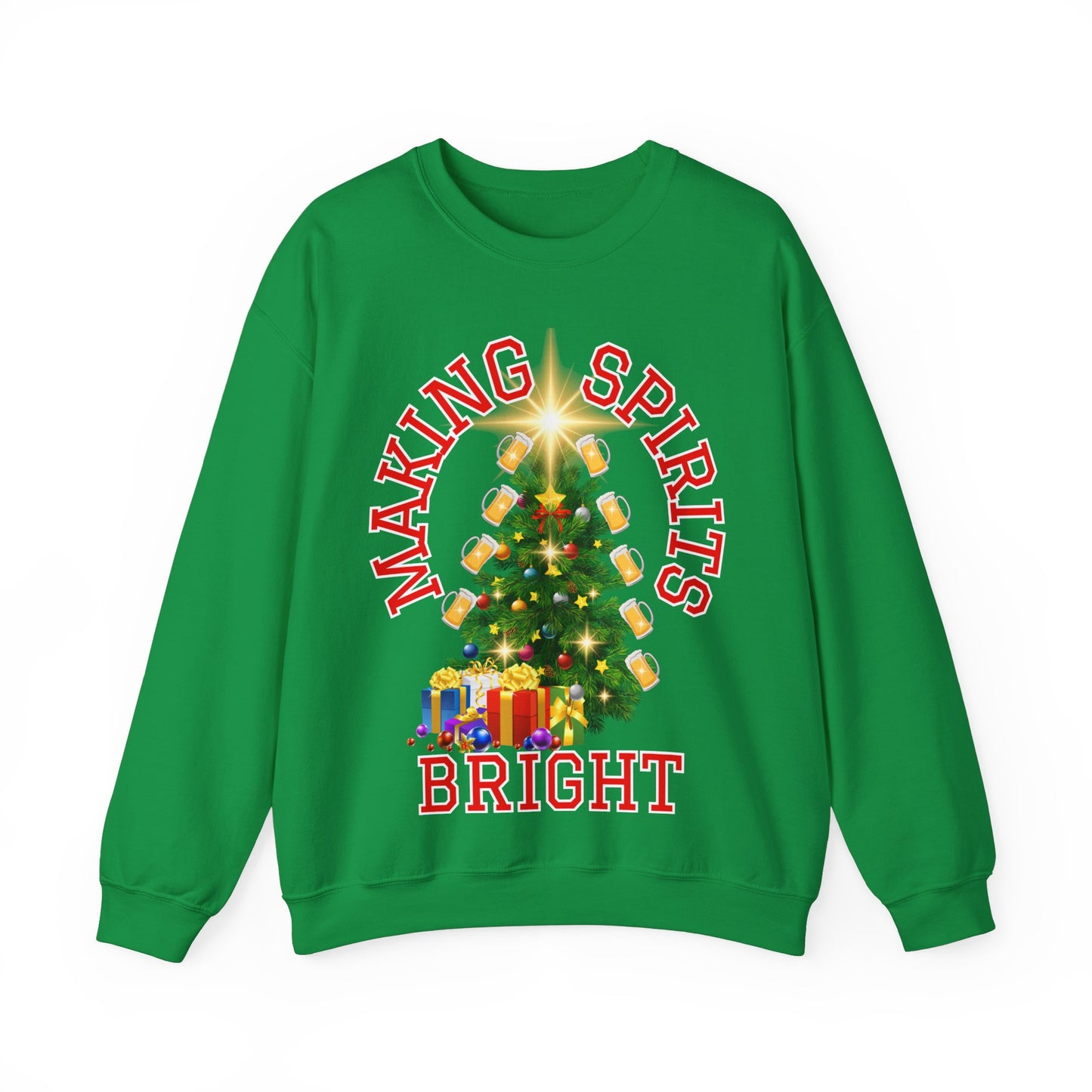 Making Spirits Bright - Unisex Heavy Blend™ Crewneck Sweatshirt