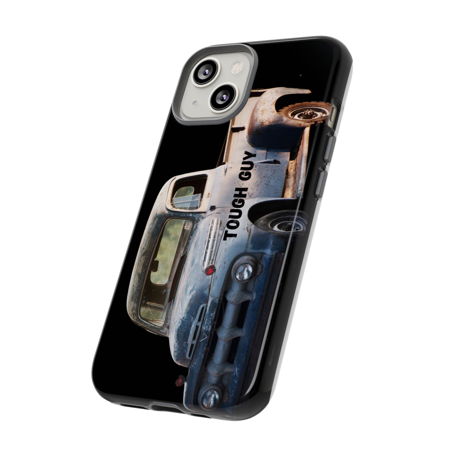 Phone Case iPhone 16/15/14 - Tough Guy Old Truck Blue Tough Case