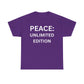 Peace Unlimited Edition Unisex Heavy Cotton Tee | Casual Wear, Gift for Friends, Peace Activism, Comfort, Everyday Style