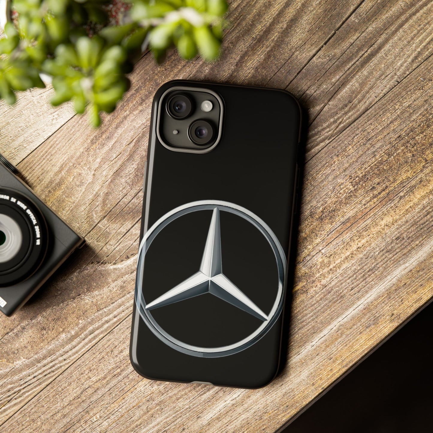 Phone Case iPhone 16/15/14 - Luxury Car Emblem Tough Case