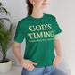 God’s Timing T‑Shirt — Inspirational Faith Tee