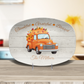Thankful • Grateful • Blessed Personalized Thanksgiving Platter 10in x 14in