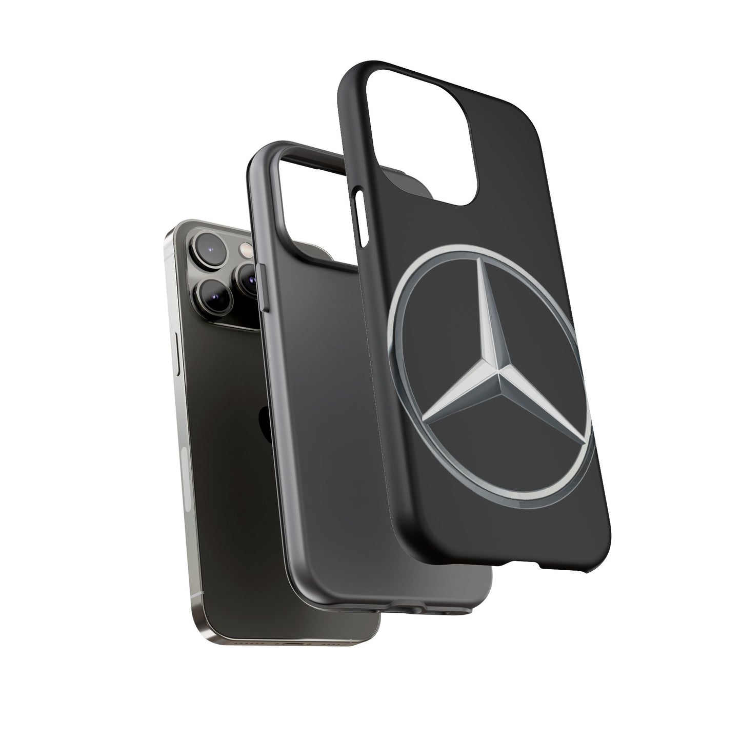 Phone Case iPhone 16/15/14 - Luxury Car Emblem Tough Case