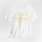 God’s Timing T‑Shirt — Inspirational Faith Tee
