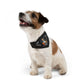 Happy "Hallowoof" - SMALL Pet Bandana Collar BLACK 07