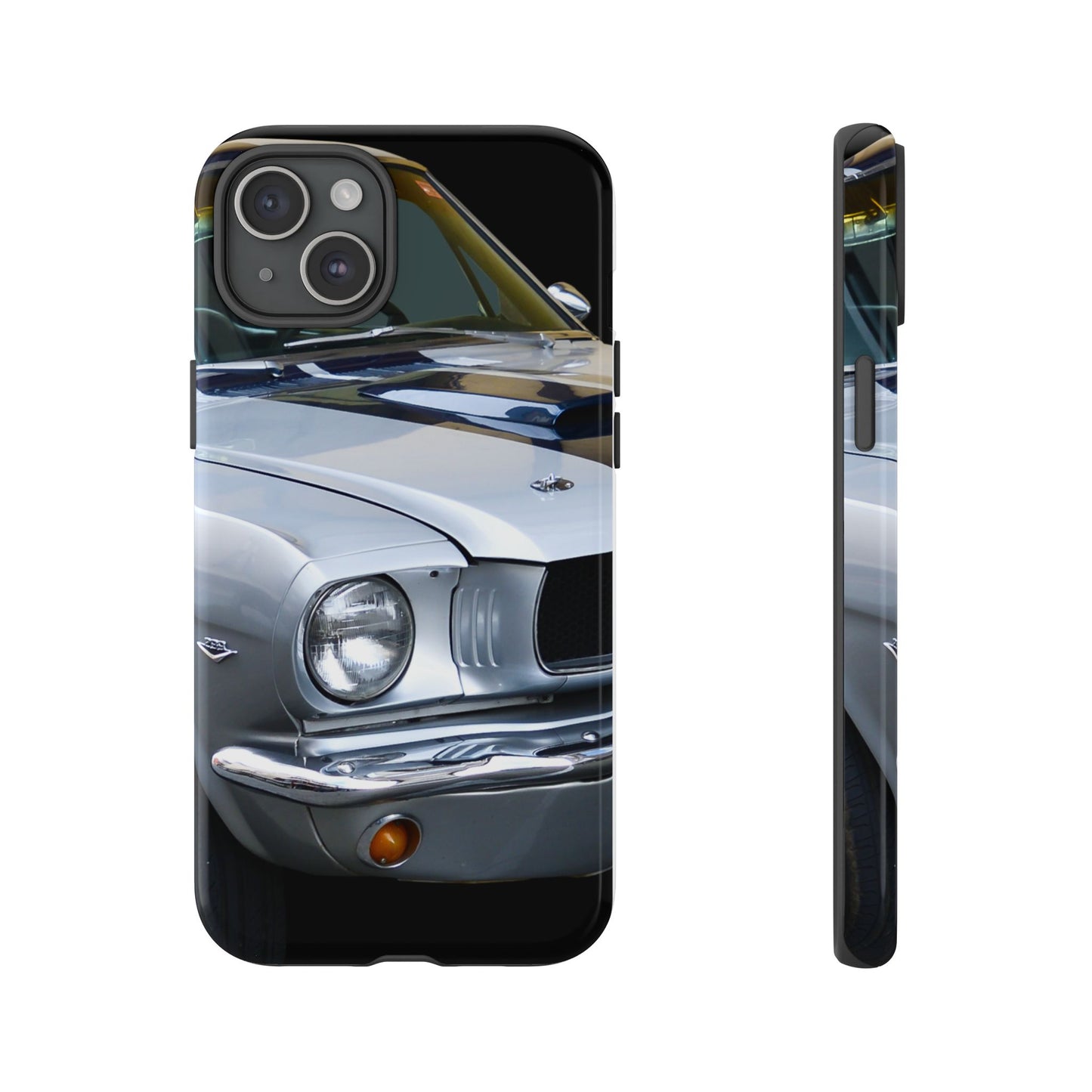 Phone Case iPhone 16/15/14 - Silver Car Tough Case