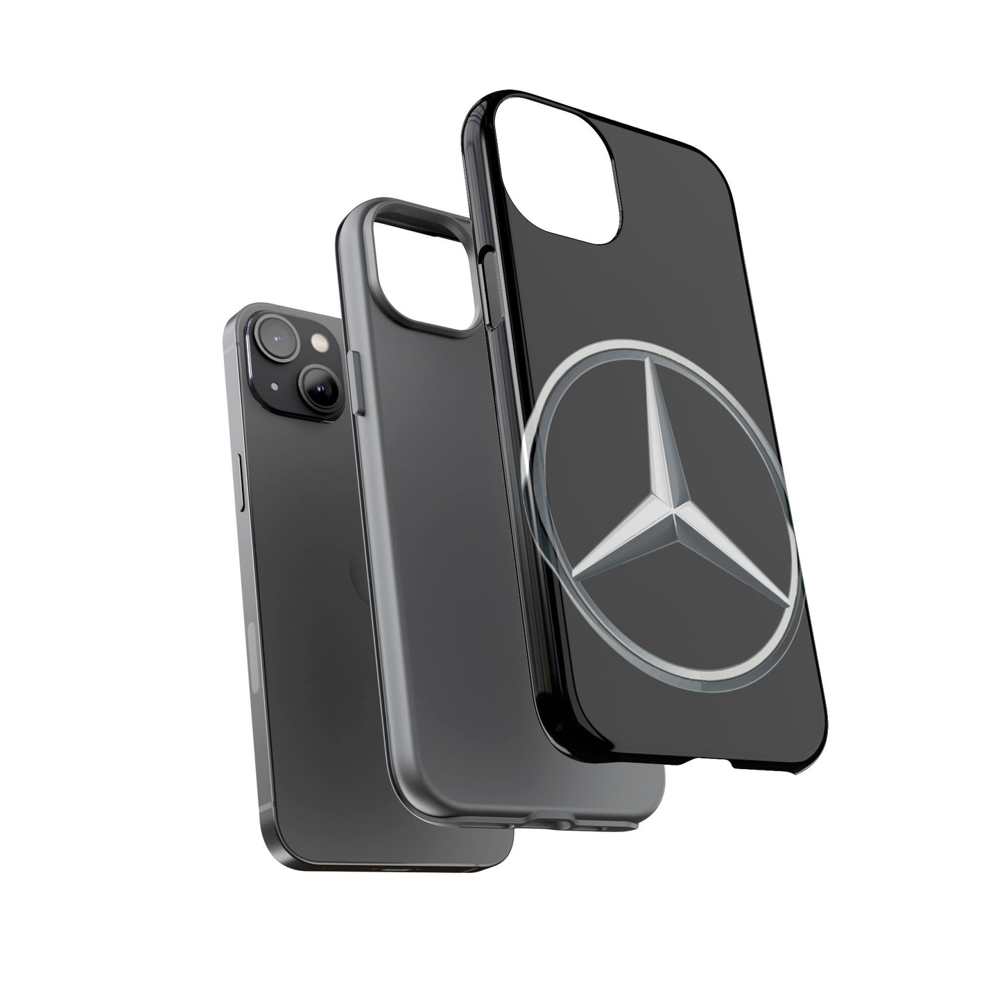 Phone Case iPhone 16/15/14 - Luxury Car Emblem Tough Case