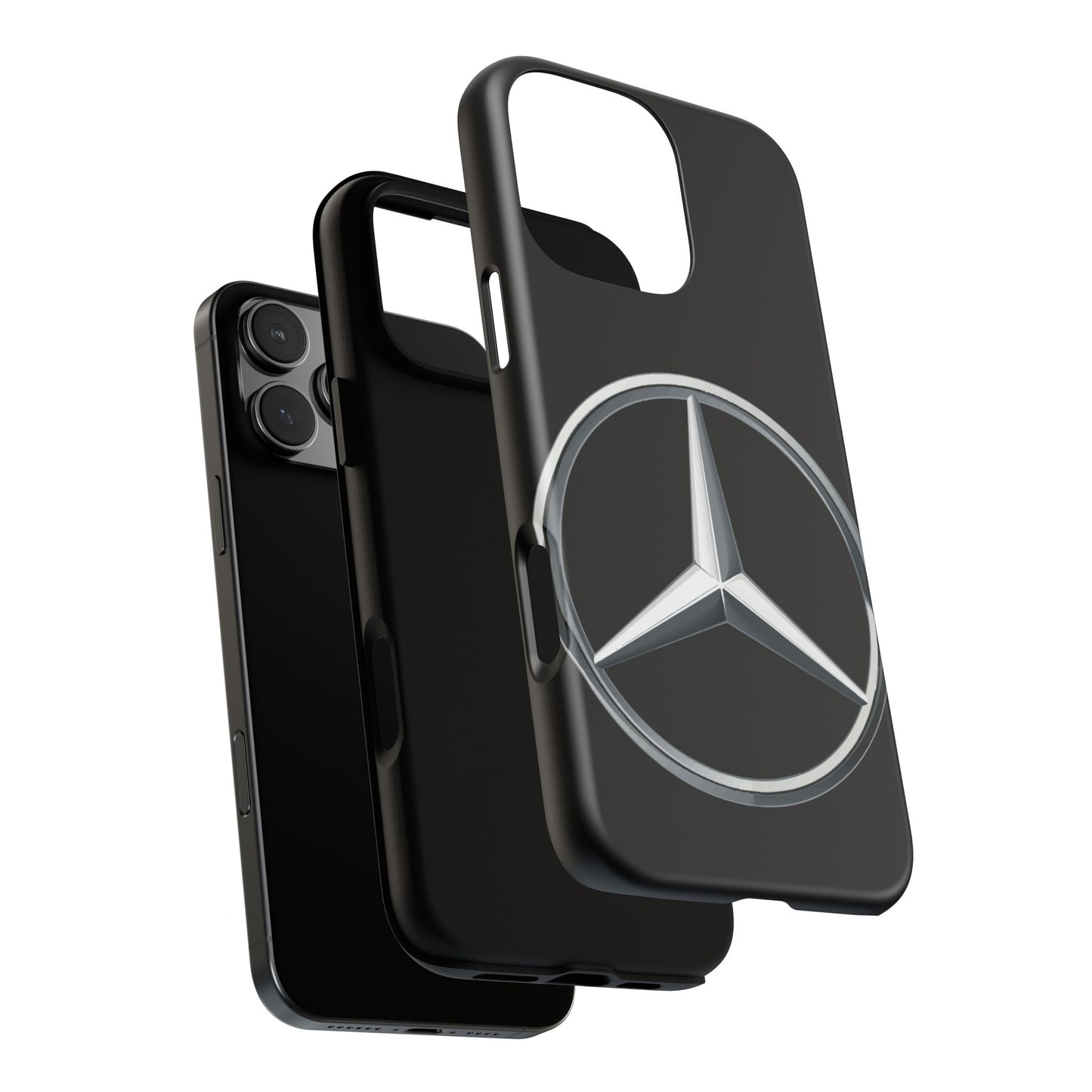 Phone Case iPhone 16/15/14 - Luxury Car Emblem Tough Case