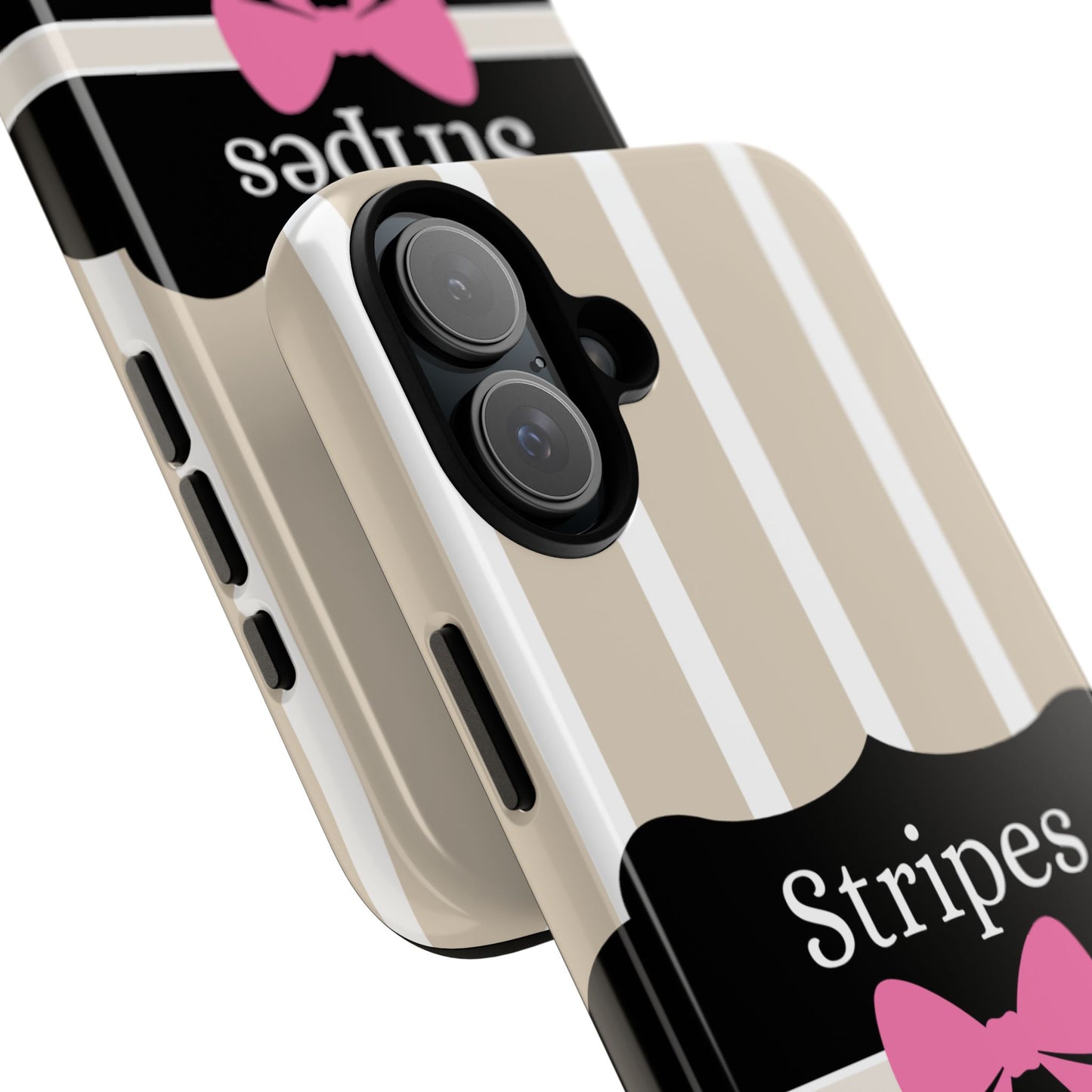 Phone Case iPhone 16/15/14 - Stripes & Swipes Tough Case