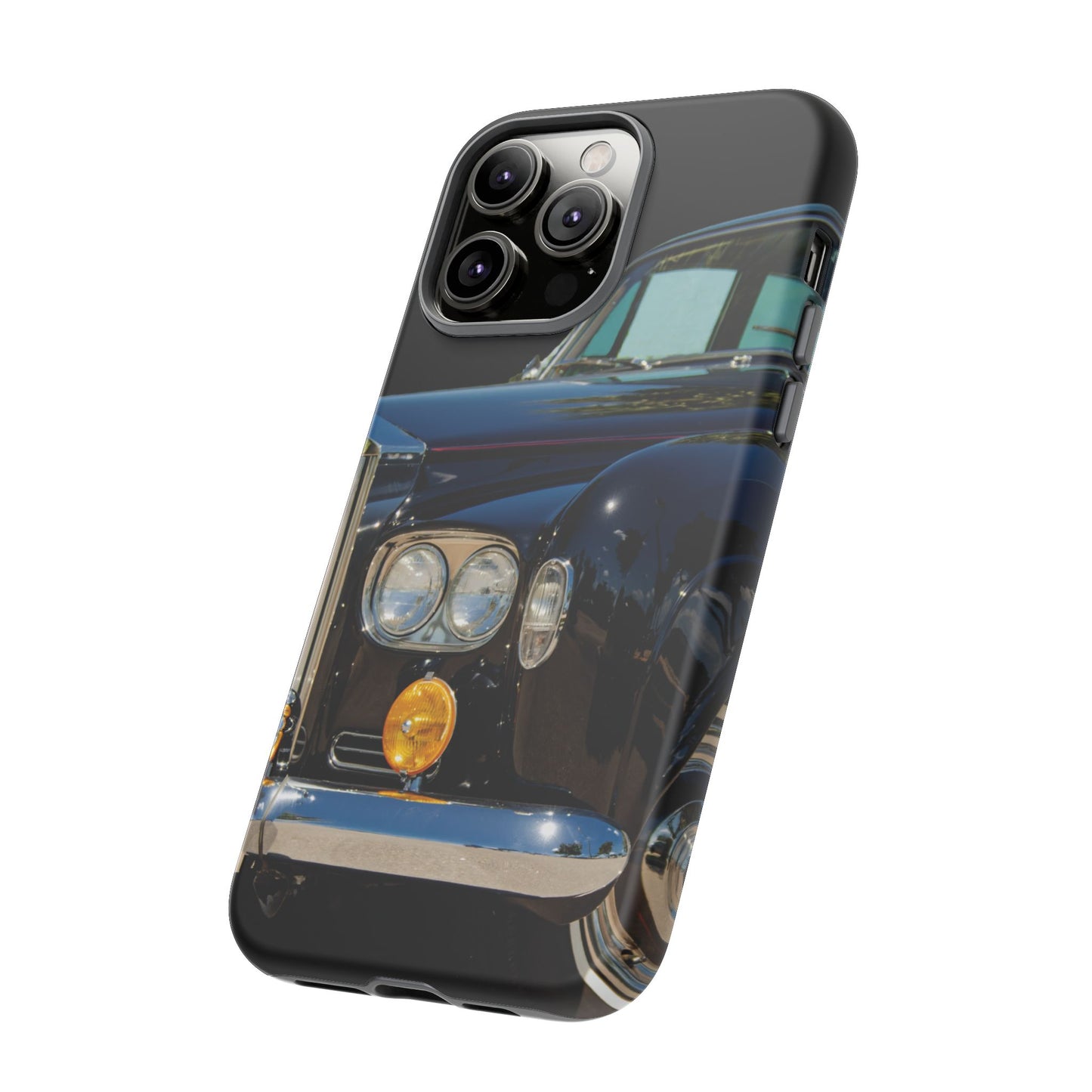 Phone Case iPhone 16/15/14 - Black Car Tough Case