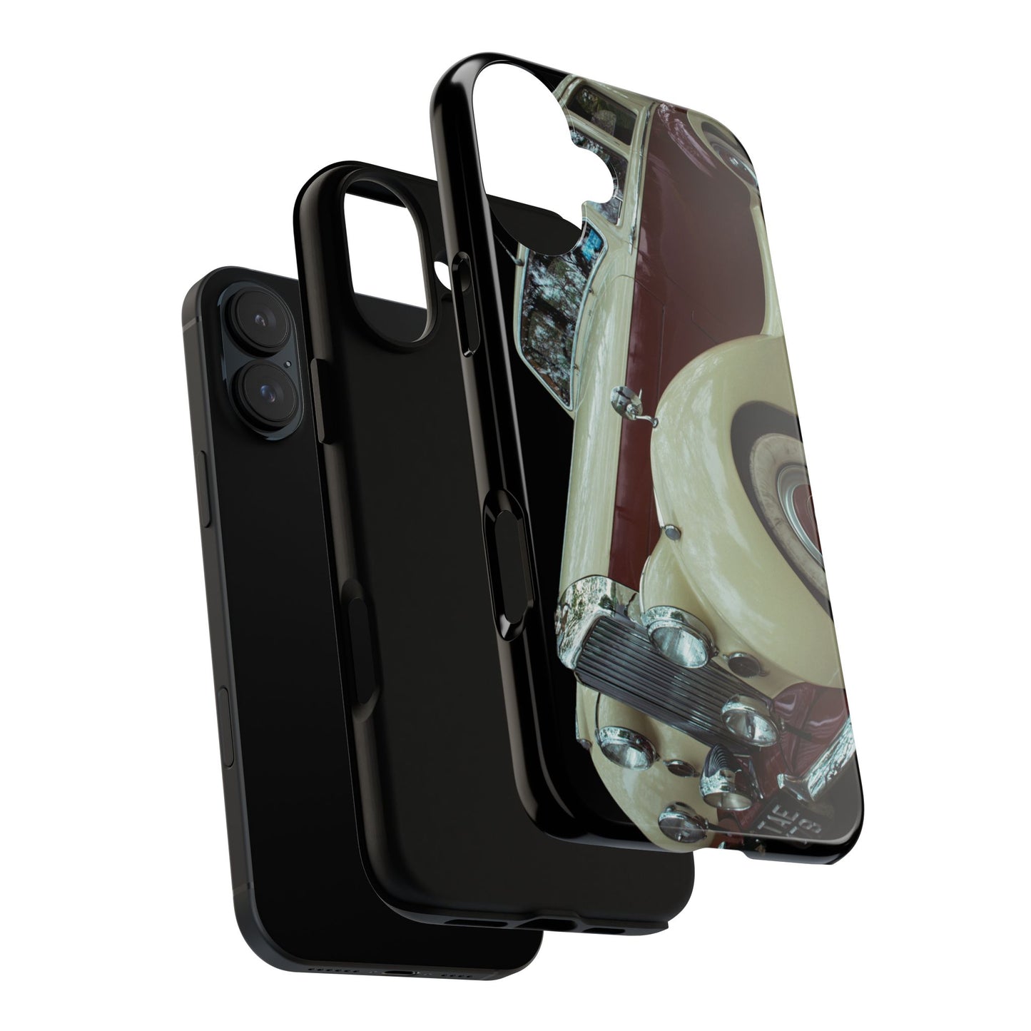 Phone Case iPhone 16/15/14 - Luxury Car Tough Case