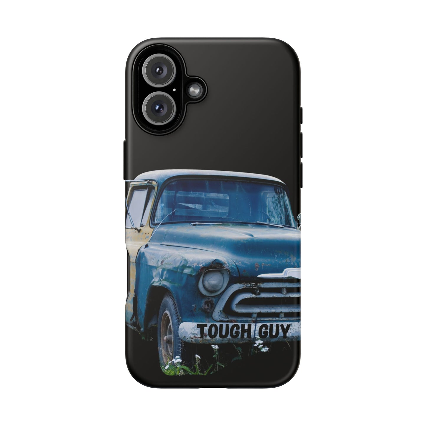 Phone Case iPhone 16/15/14 - Old Blue & Yellow Truck Tough Guy Tough Case